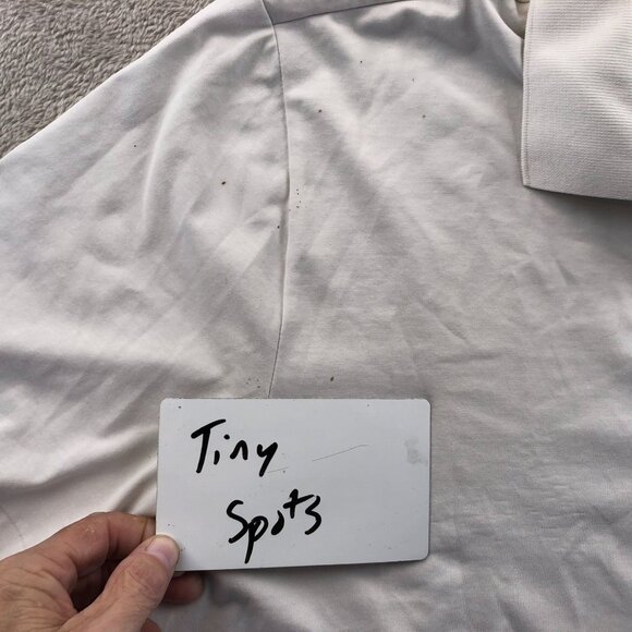 Polo Ralph Lauren Mens Polo Shirt Medium White Classic Golf Travel Short Sleeve - Picture 12 of 16